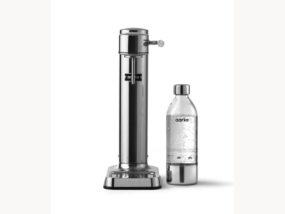 Aarke Carbonator 3 stainless steel front view