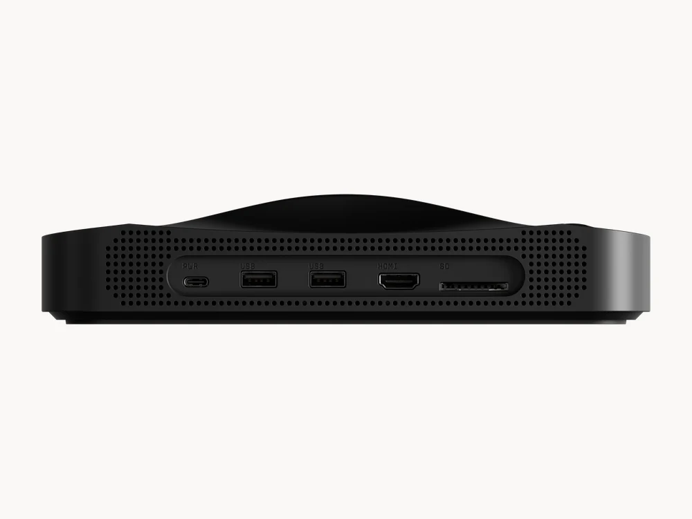 Analogue 3D rear ports product view