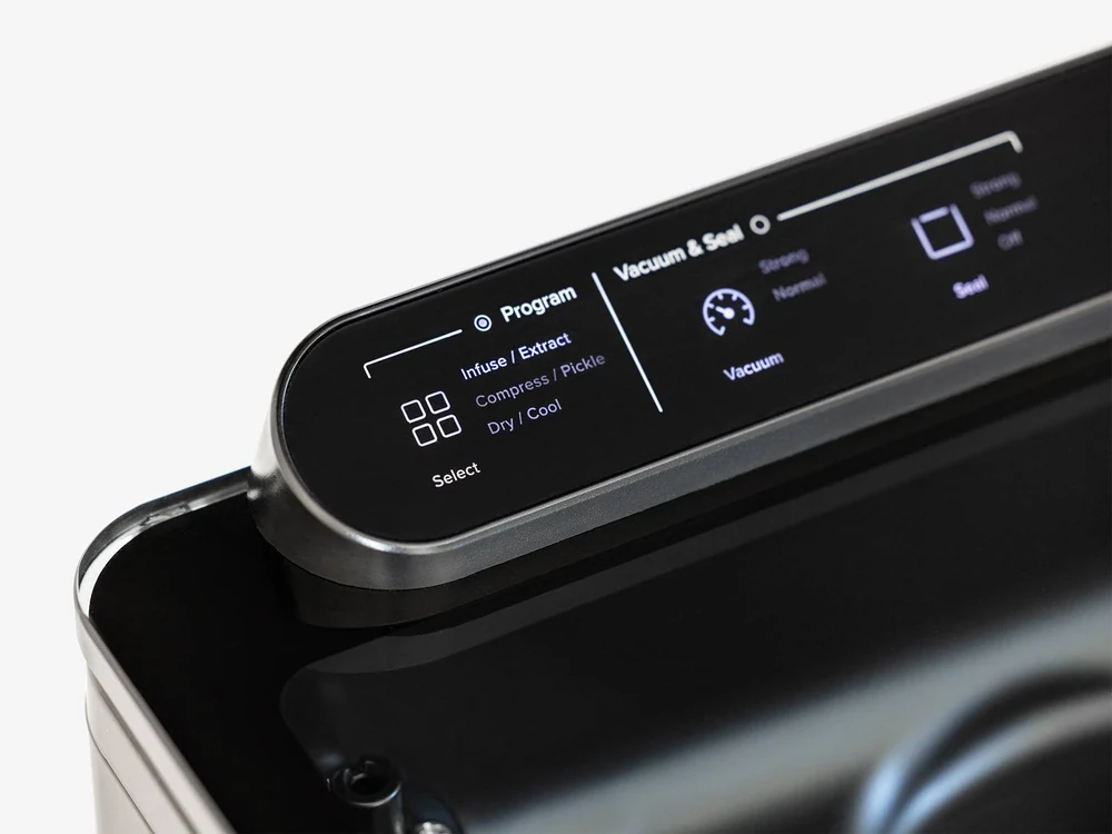 Anova Precision Chamber Vacuum Sealer control panel detail
