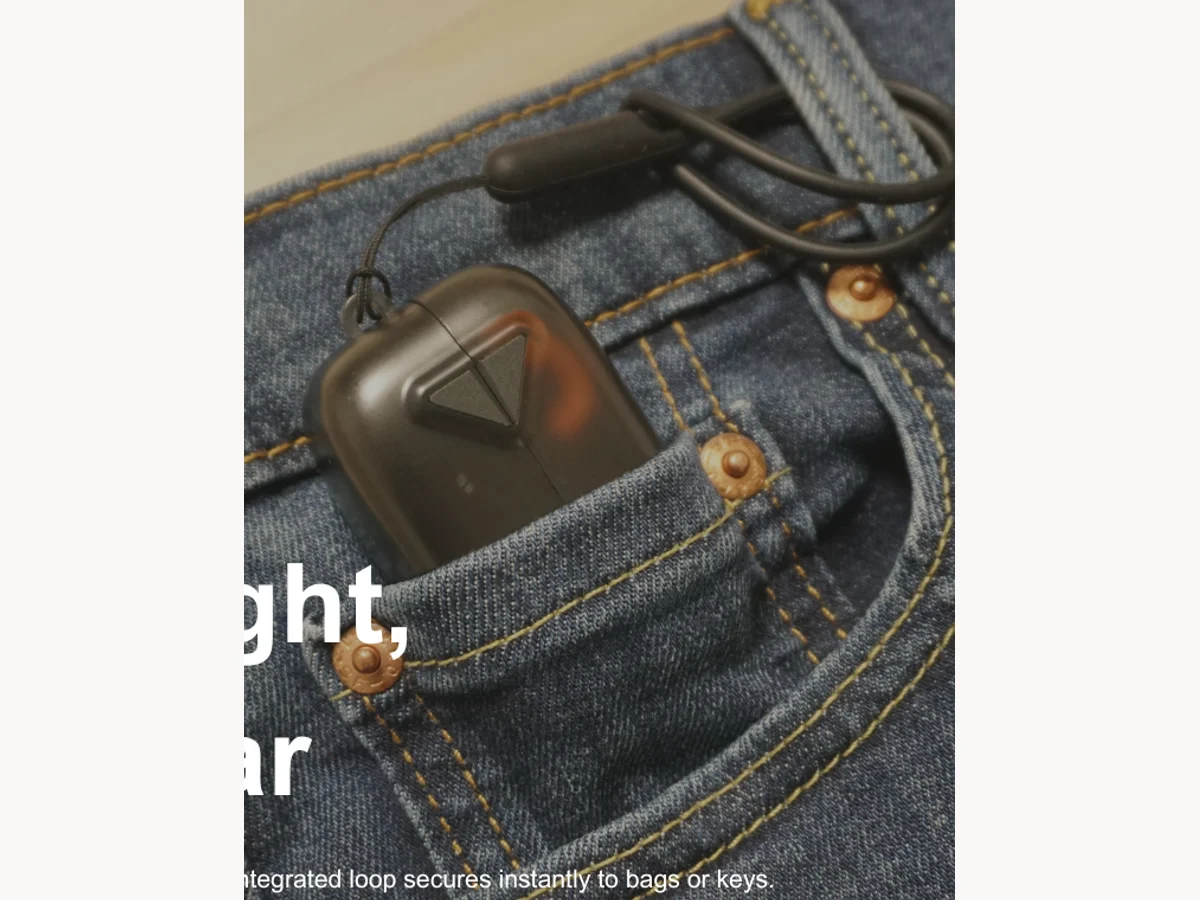 ATECH Clip-On Air Conduction Buds travel pocket lifestyle image