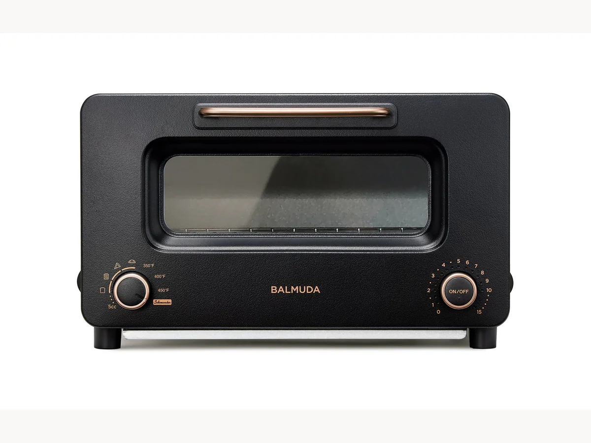 Black BALMUDA The Toaster Pro front view