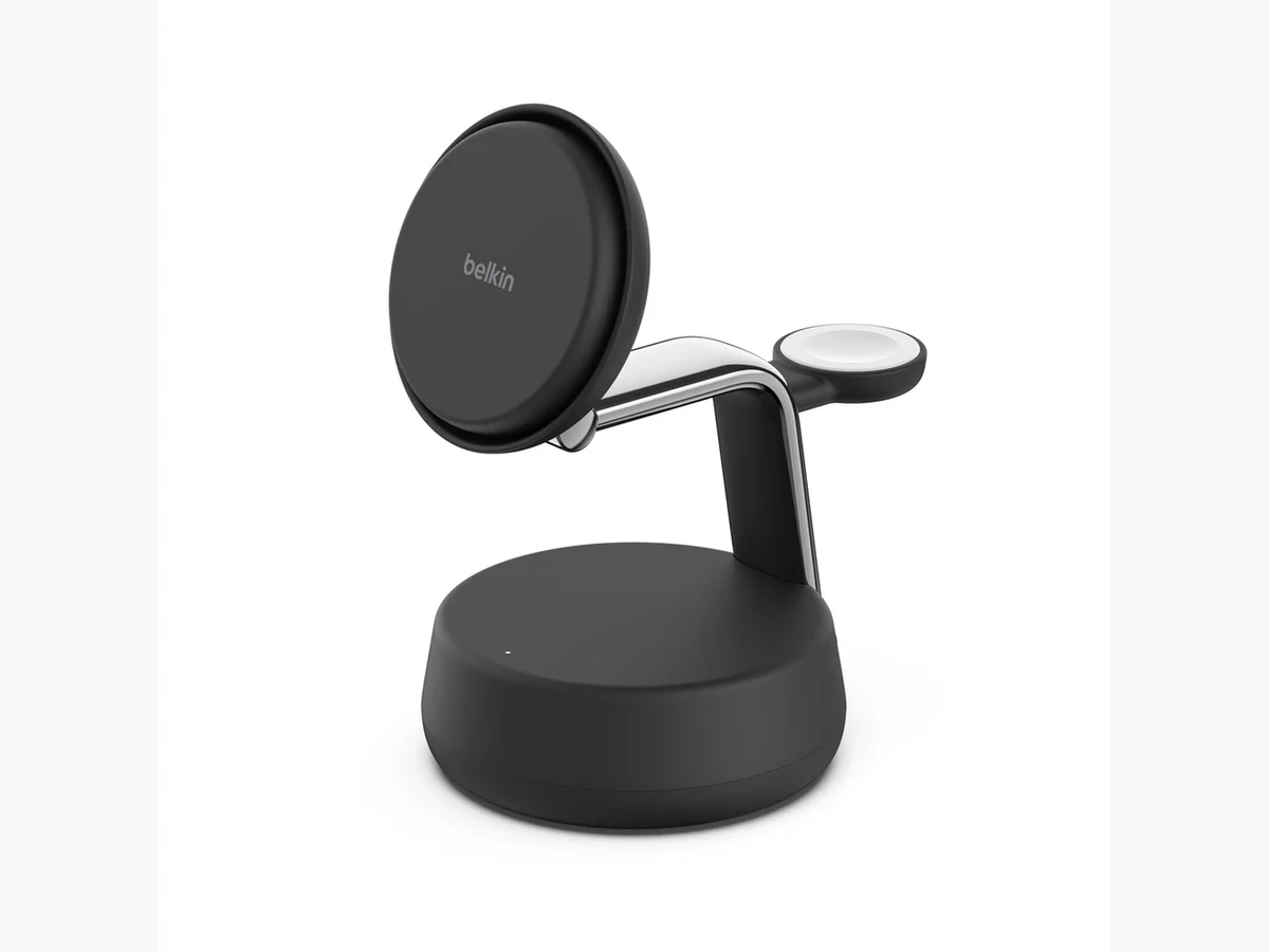 Belkin UltraCharge Pro dock angled product view