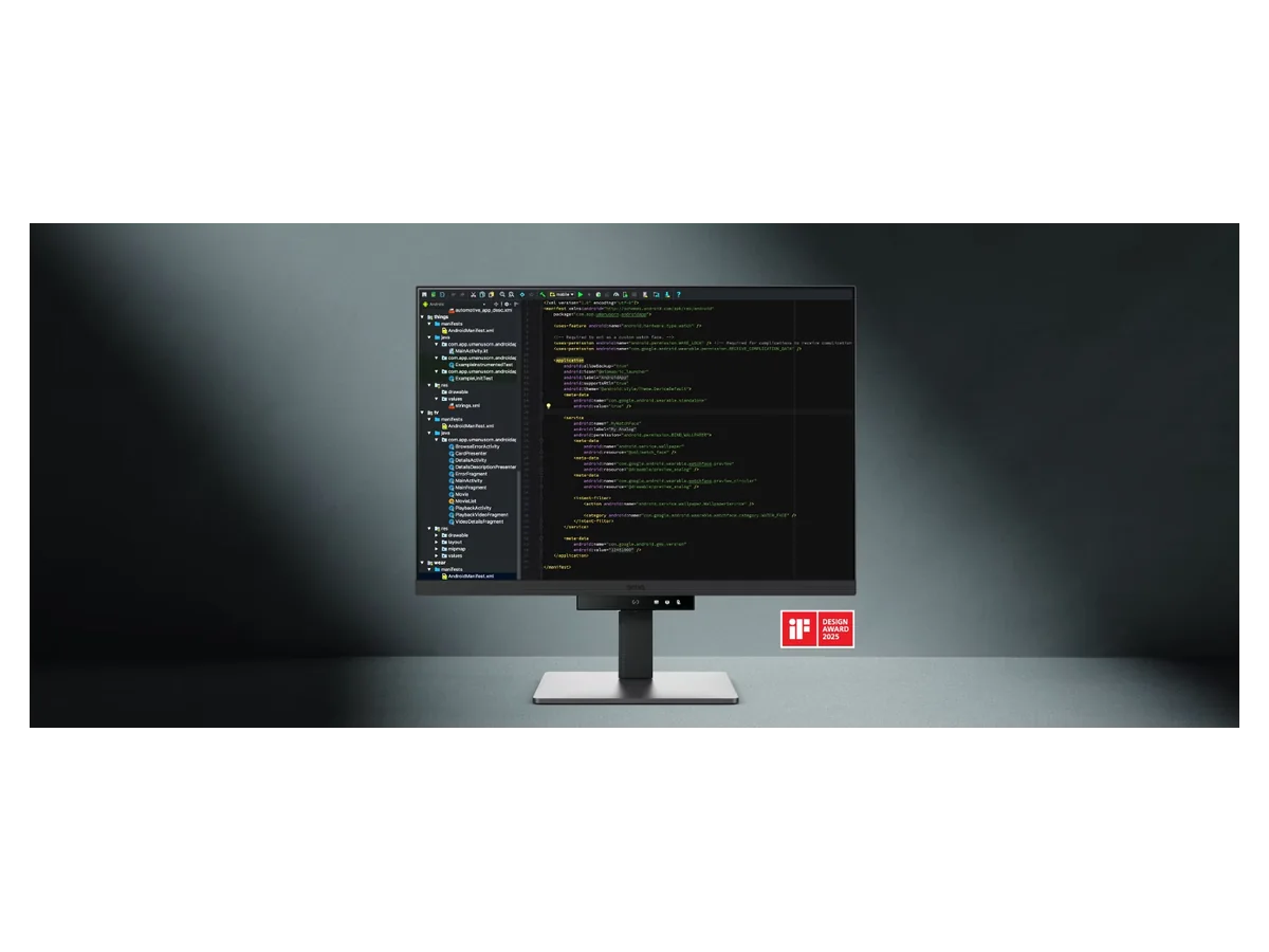 BenQ RD280U monitor angled product view