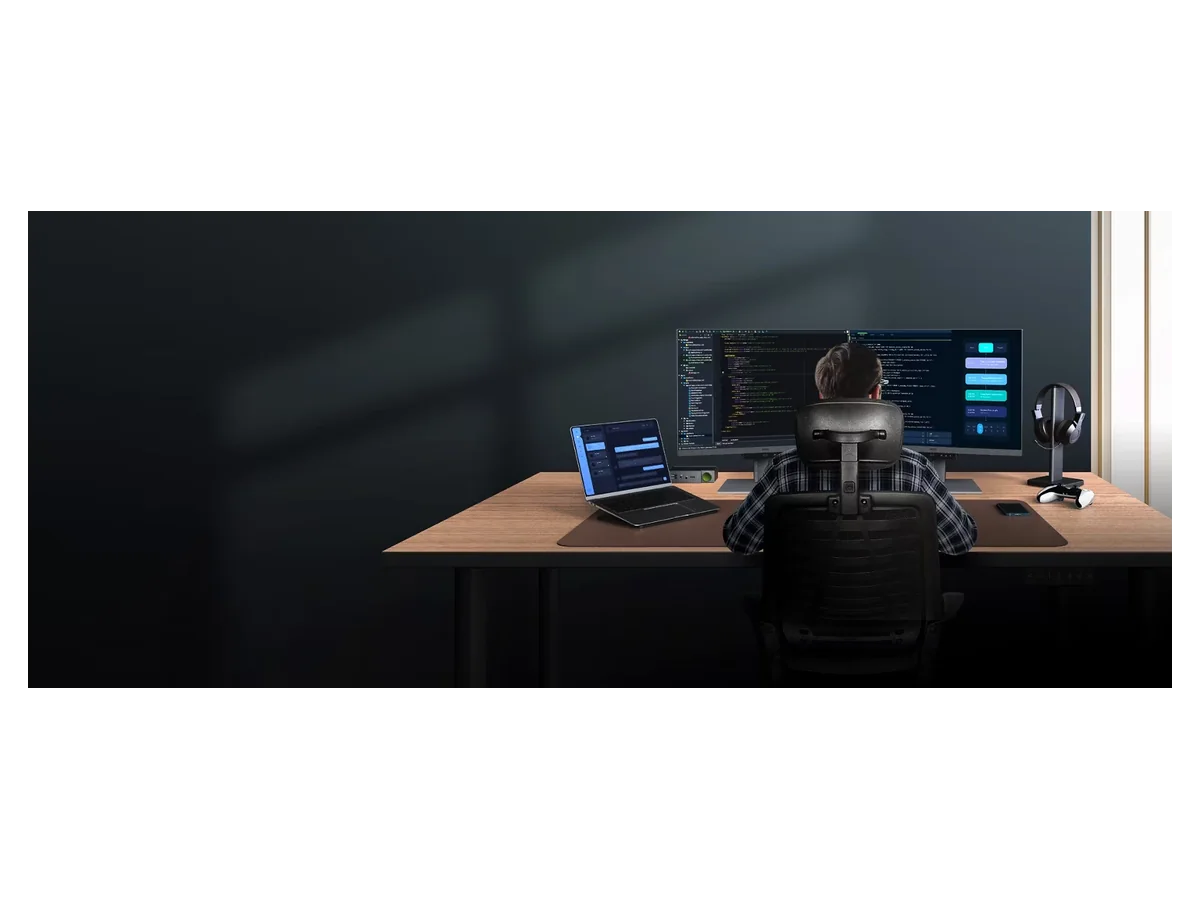 BenQ RD280U monitor ergonomic adjustment view