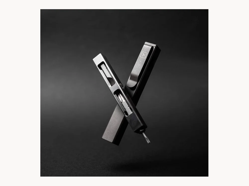 Big Idea Design Bit Bar Inline screwdriver on black background