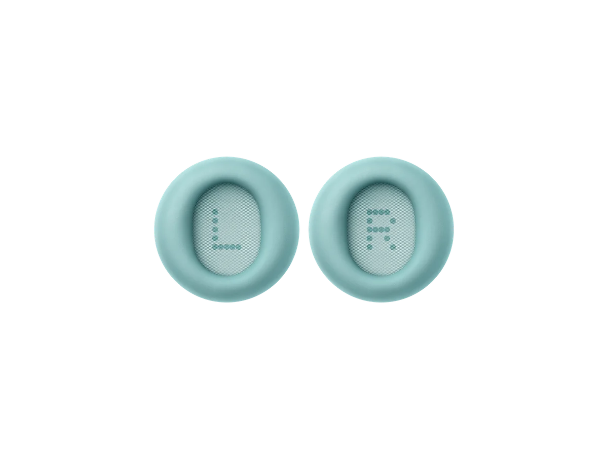 CMF Headphone Pro ear cushions in light green