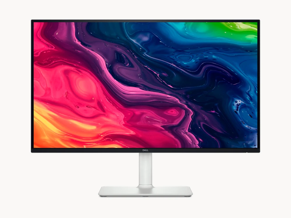 Dell Plus monitor rear and side product view