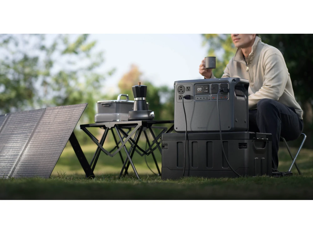 DJI Power 2000 portable power station lifestyle hero
