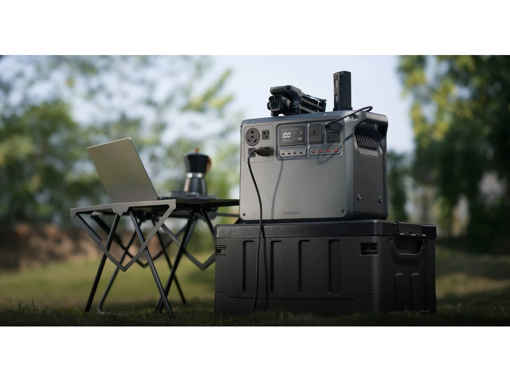 DJI Power 2000 powering appliances and gear