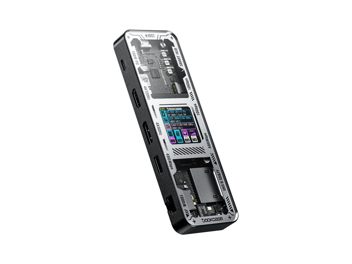 Dockcase Smart 10-in-1 USB-C Hub Explorer Edition front view