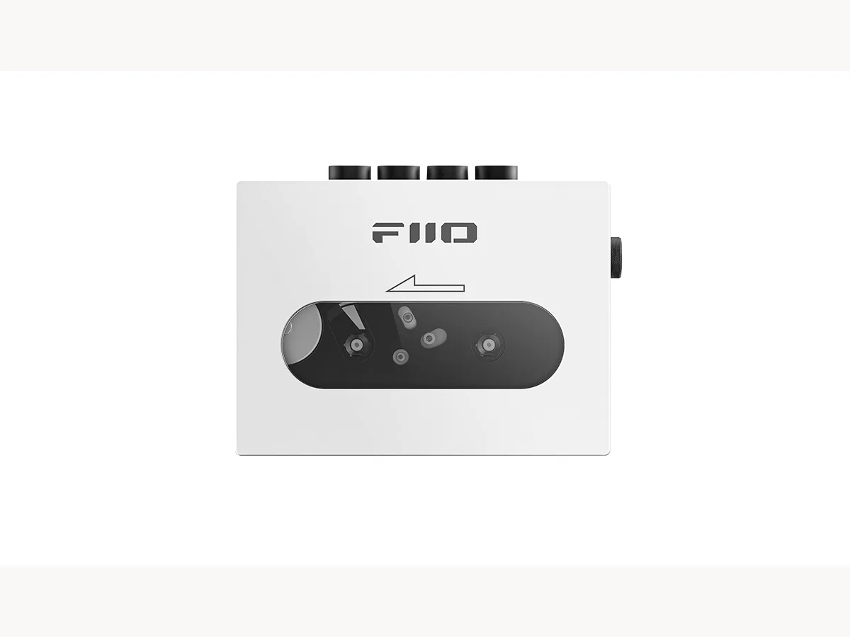White FiiO CP13 cassette player front view