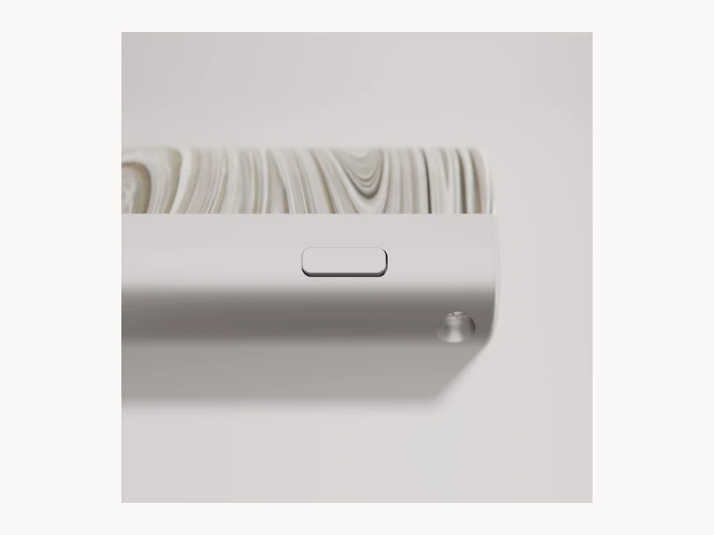 gomi Power Bank side detail with button and port area