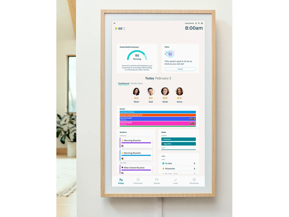 Hearth Display shared family dashboard