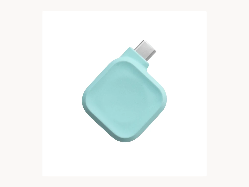 Hellomaco GO Apple Watch Charger aqua color
