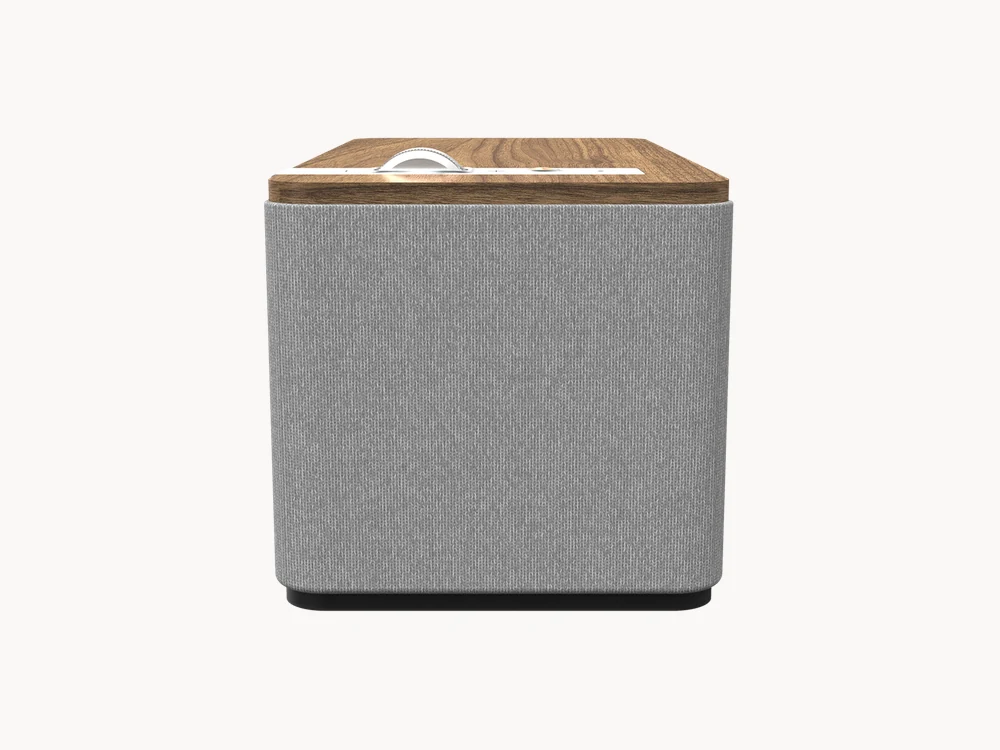 Klipsch The One Plus walnut side view