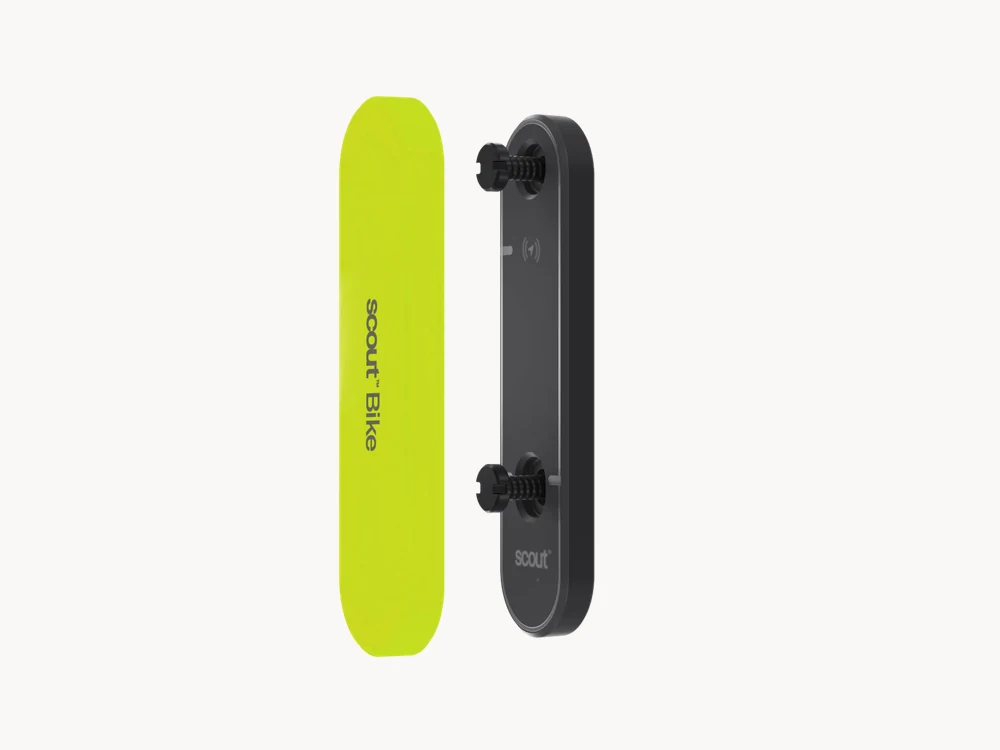 Knog Scout product render with mounting plate