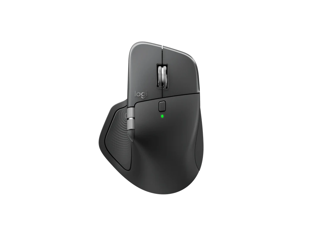 Logitech MX Master 4 graphite top angle product view