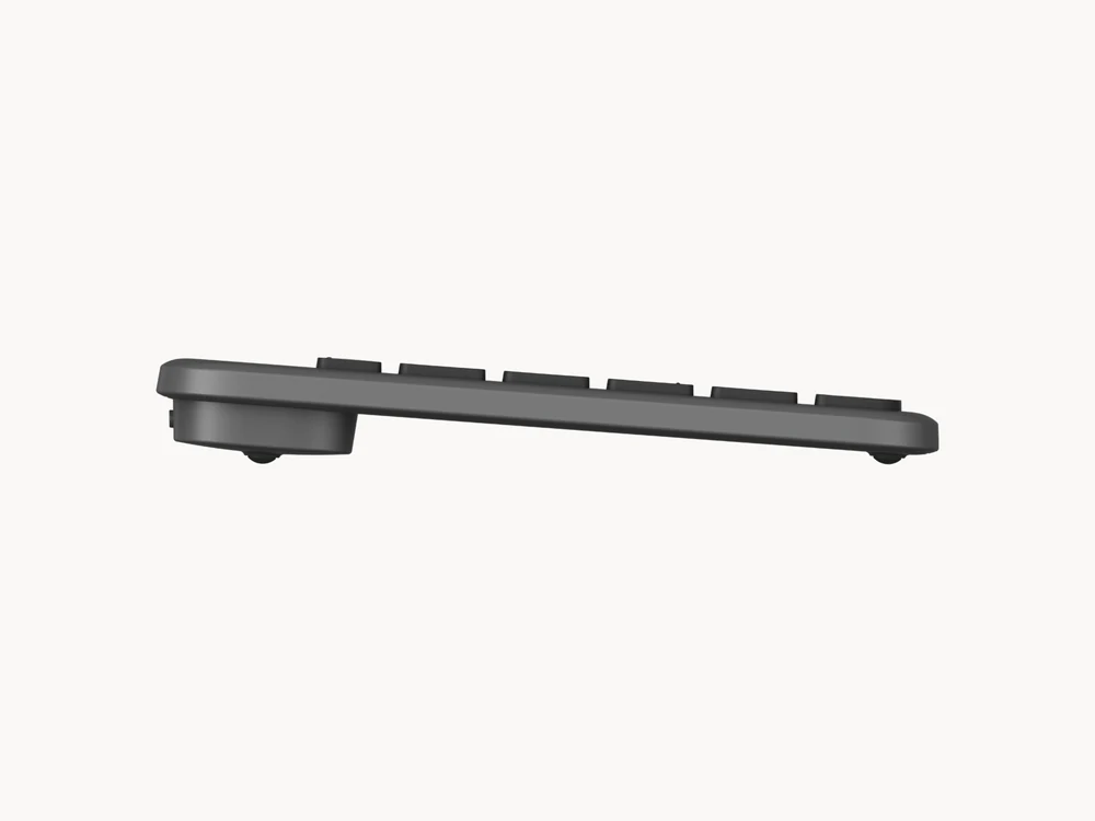 Logitech Signature Slim Solar+ K980 side profile