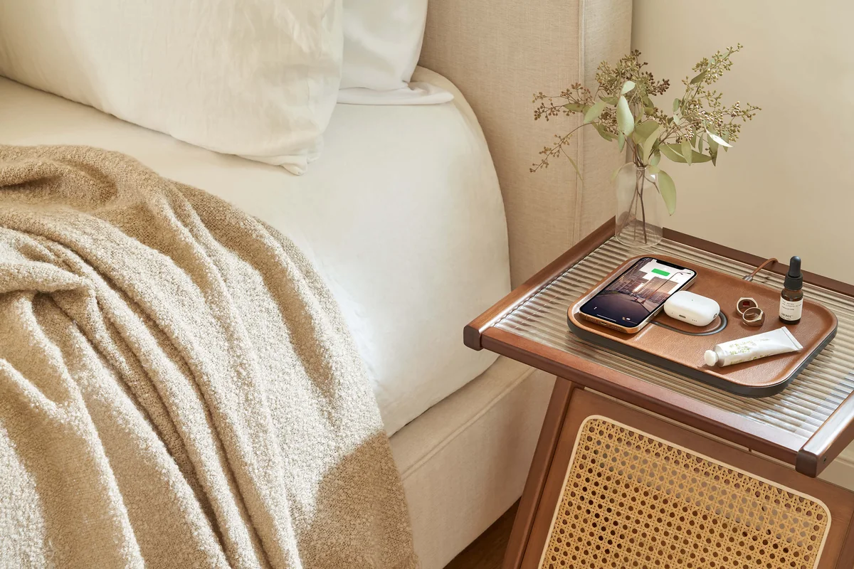 Courant MAG:3 Classics on a bedside table