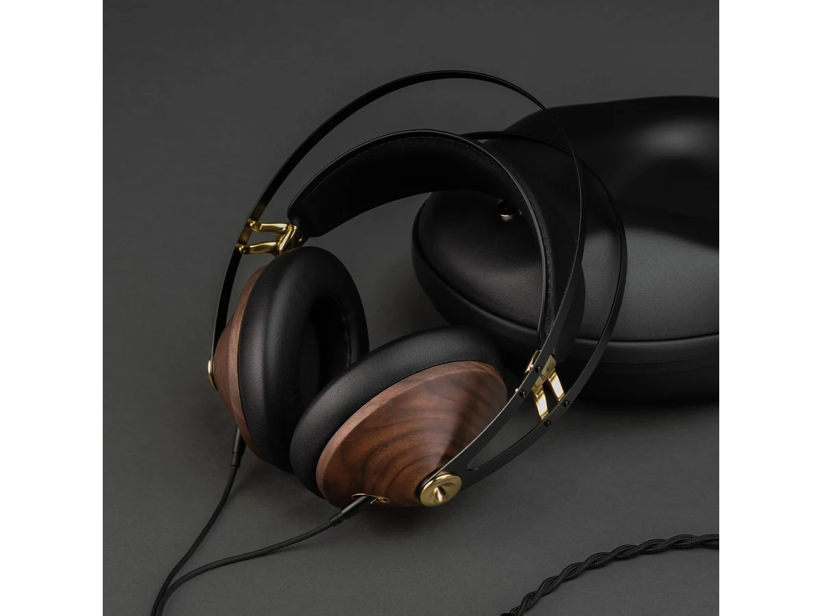 Meze 99 Classics 2nd Gen headphones angled product render