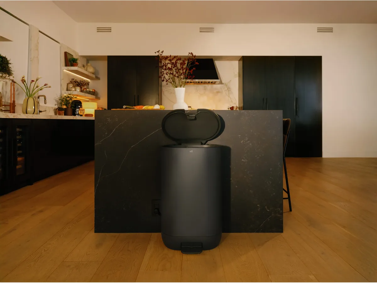 Black Mill Food Recycler in a kitchen setting