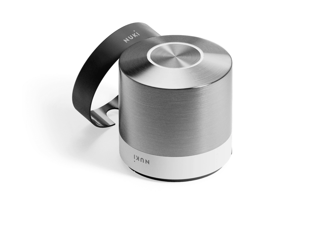 Nuki Smart Lock Ultra with pull strap accessory
