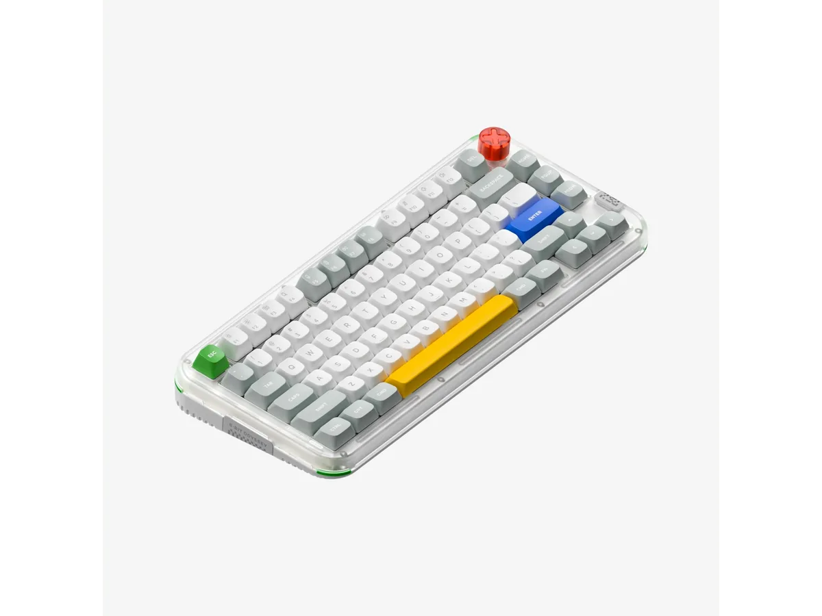 NuPhy Kick75 high-profile keyboard angled front view