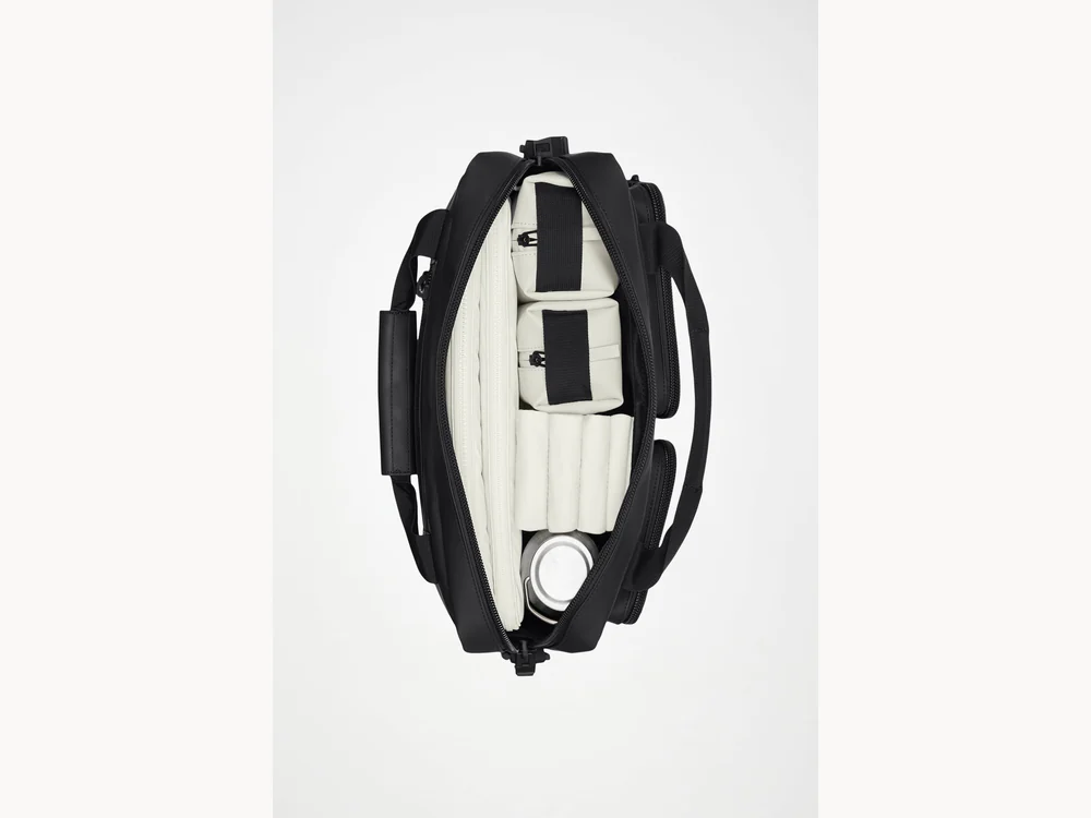 Rains Texel Tech Bag open interior organization