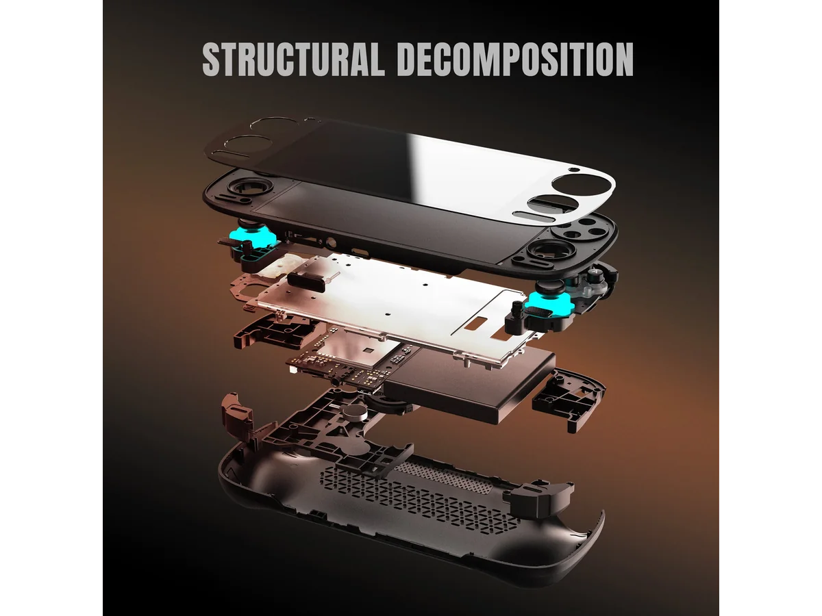 Retroid Pocket 5 structural decomposition render