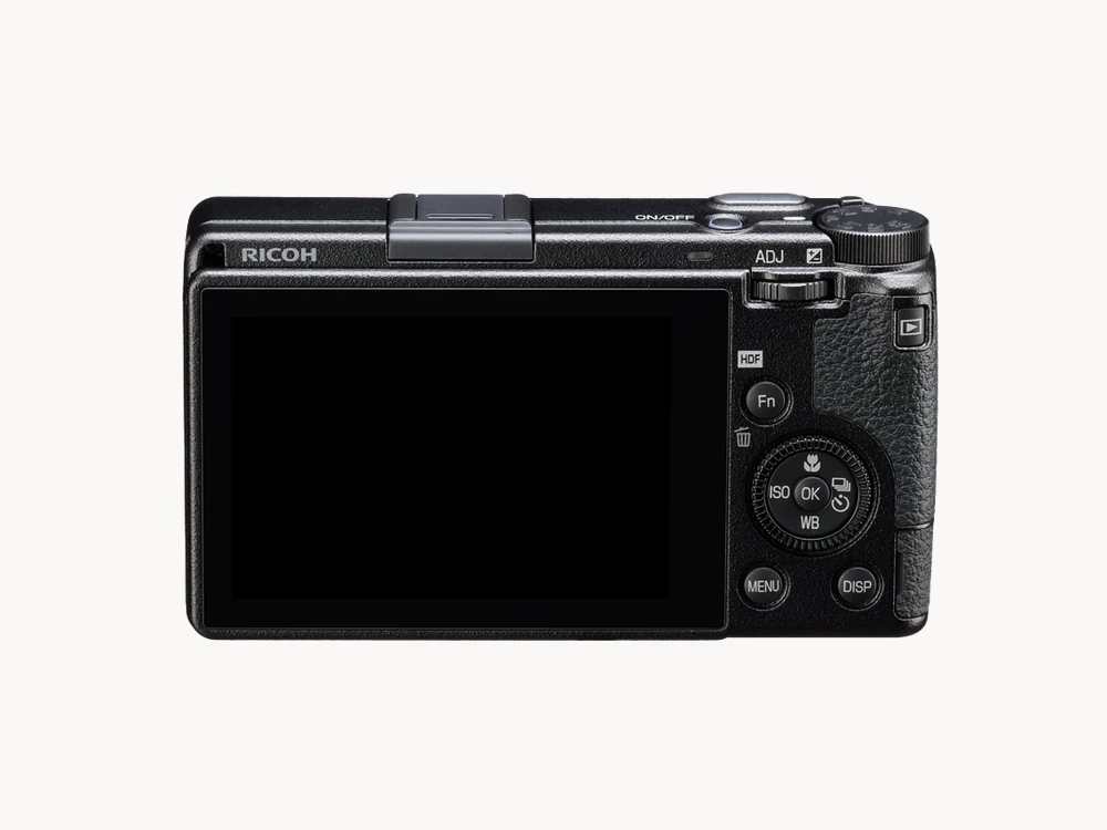 Ricoh GR IIIx HDF rear screen and controls