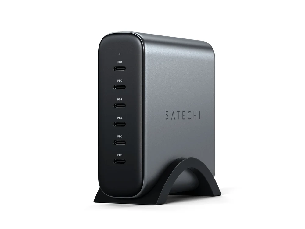 Satechi 200W USB-C 6-Port GaN Charger front product image