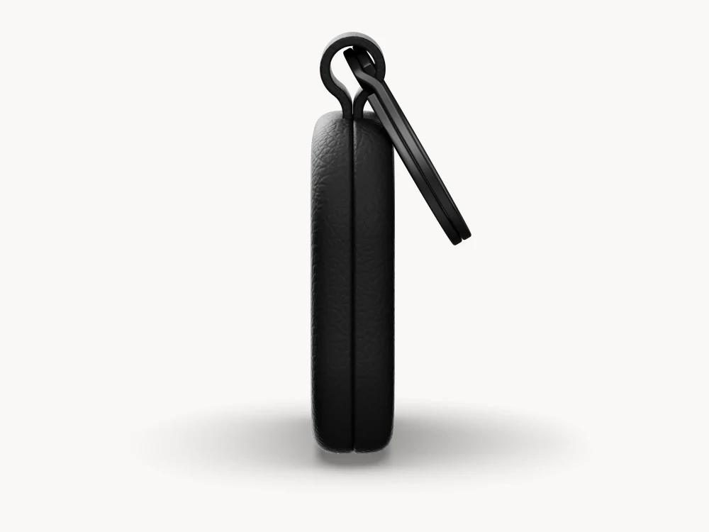 Satechi Vegan-Leather FindAll Keychain side profile