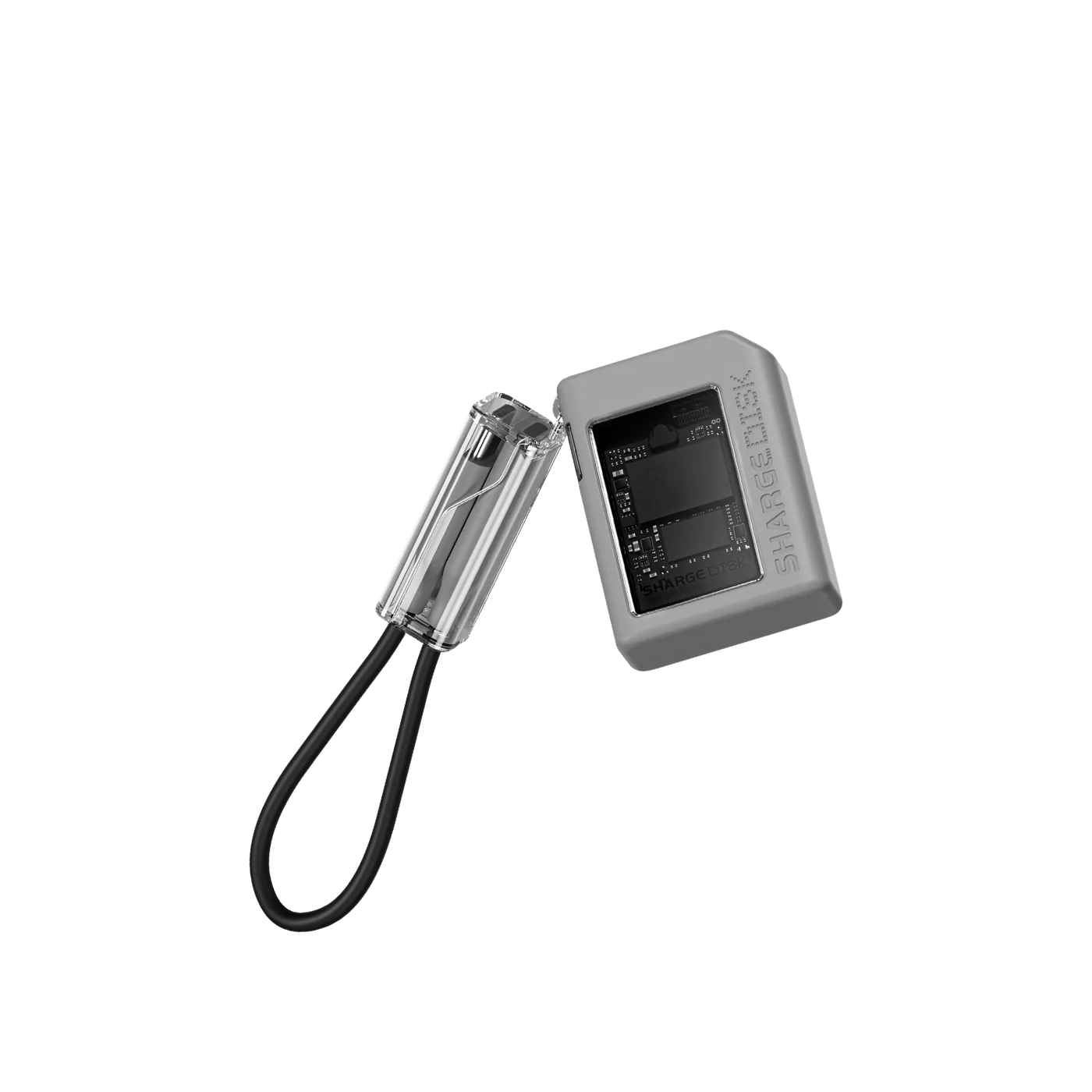 Gray SHARGE Disk 2230 SSD enclosure product view