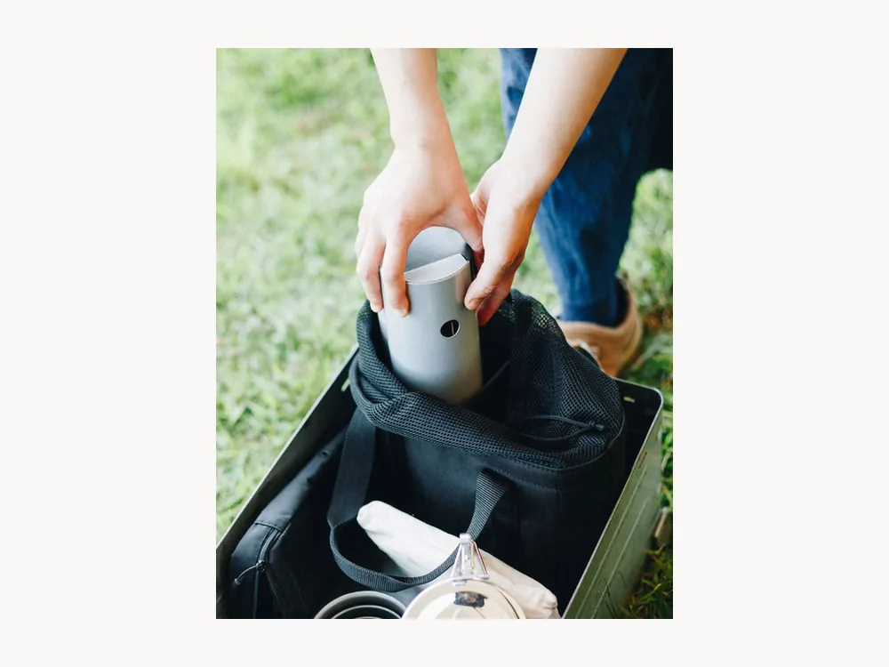 Snow Peak Home & Camp Burner lifestyle cooking image