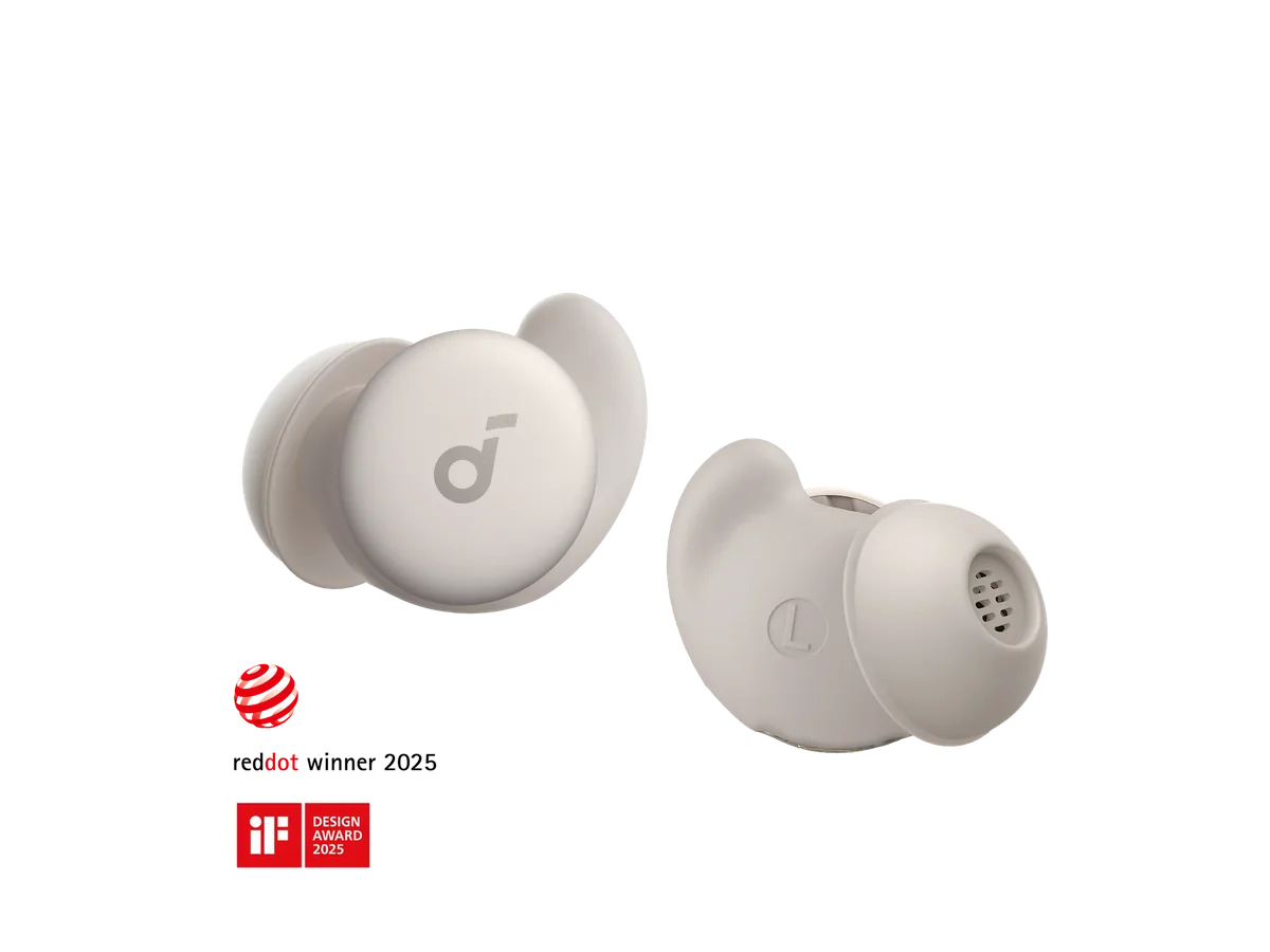 soundcore Sleep A20 earbuds and charging case