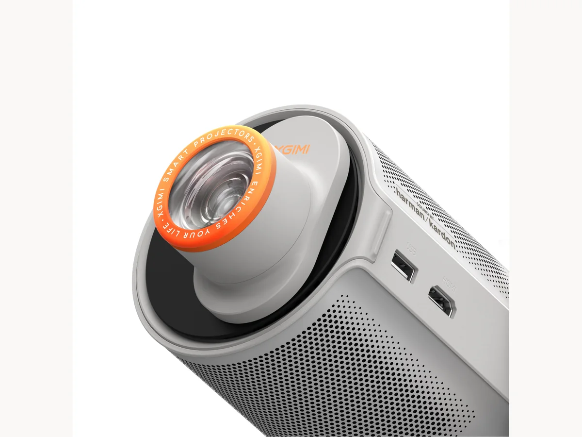 XGIMI MoGo 4 close-up of lens and stand