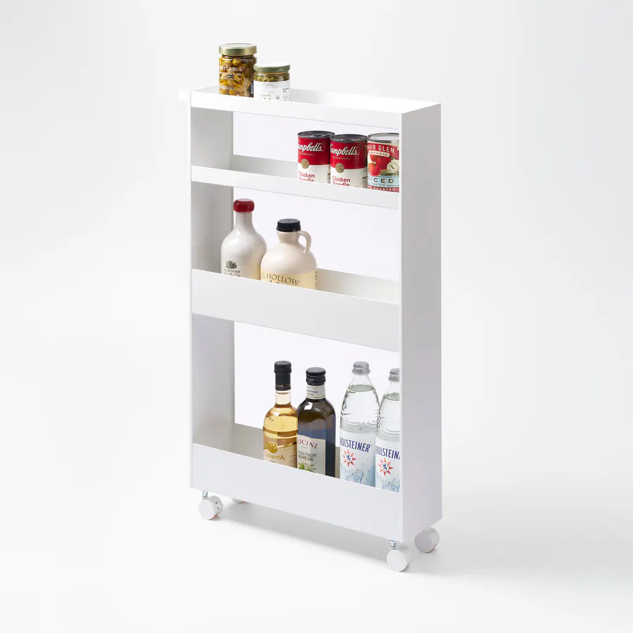 Yamazaki Home Tower Slim Rolling Wagon